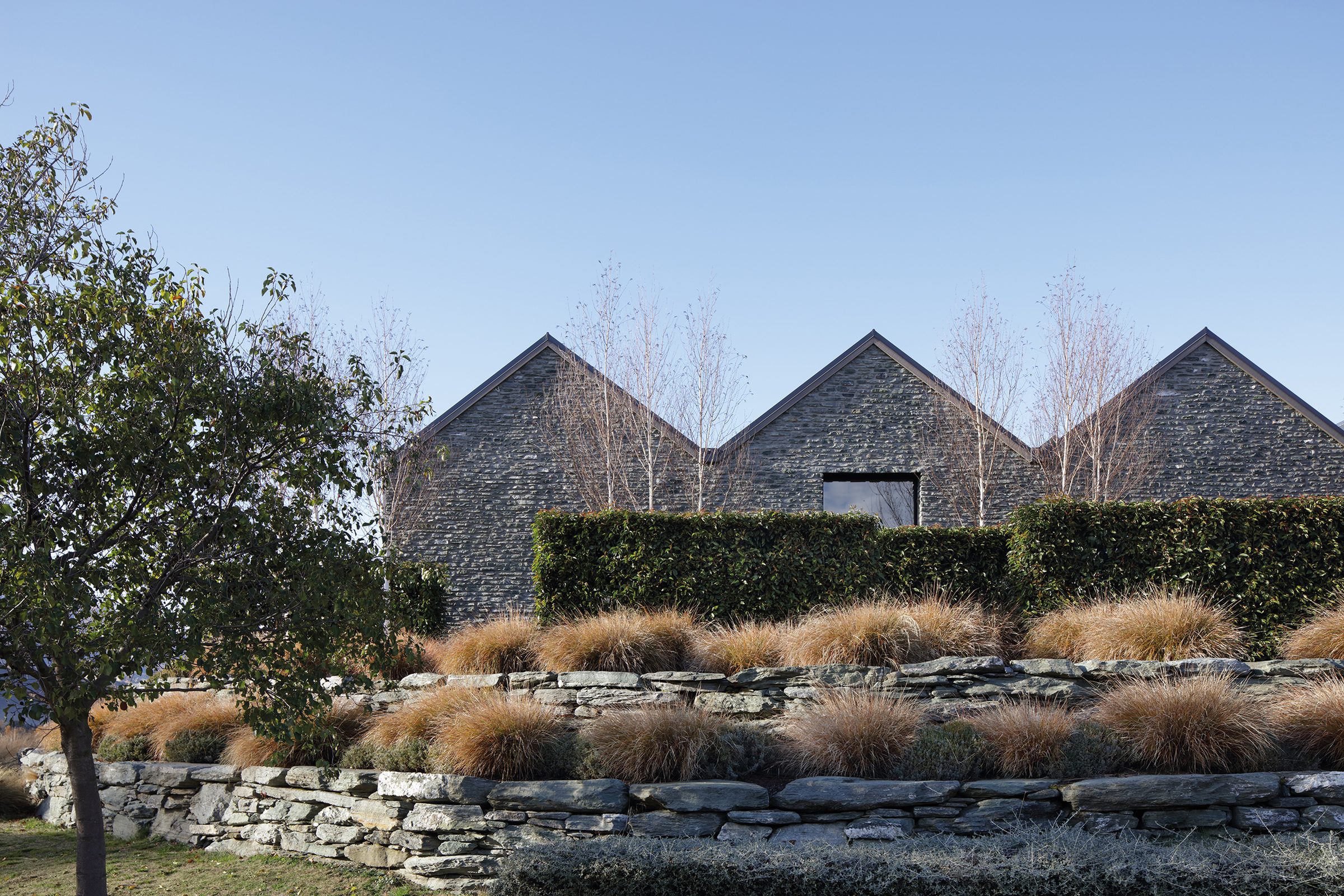 Alpine Lodge, Queenstown. Landscape design by Suzanne Turley Landscapes