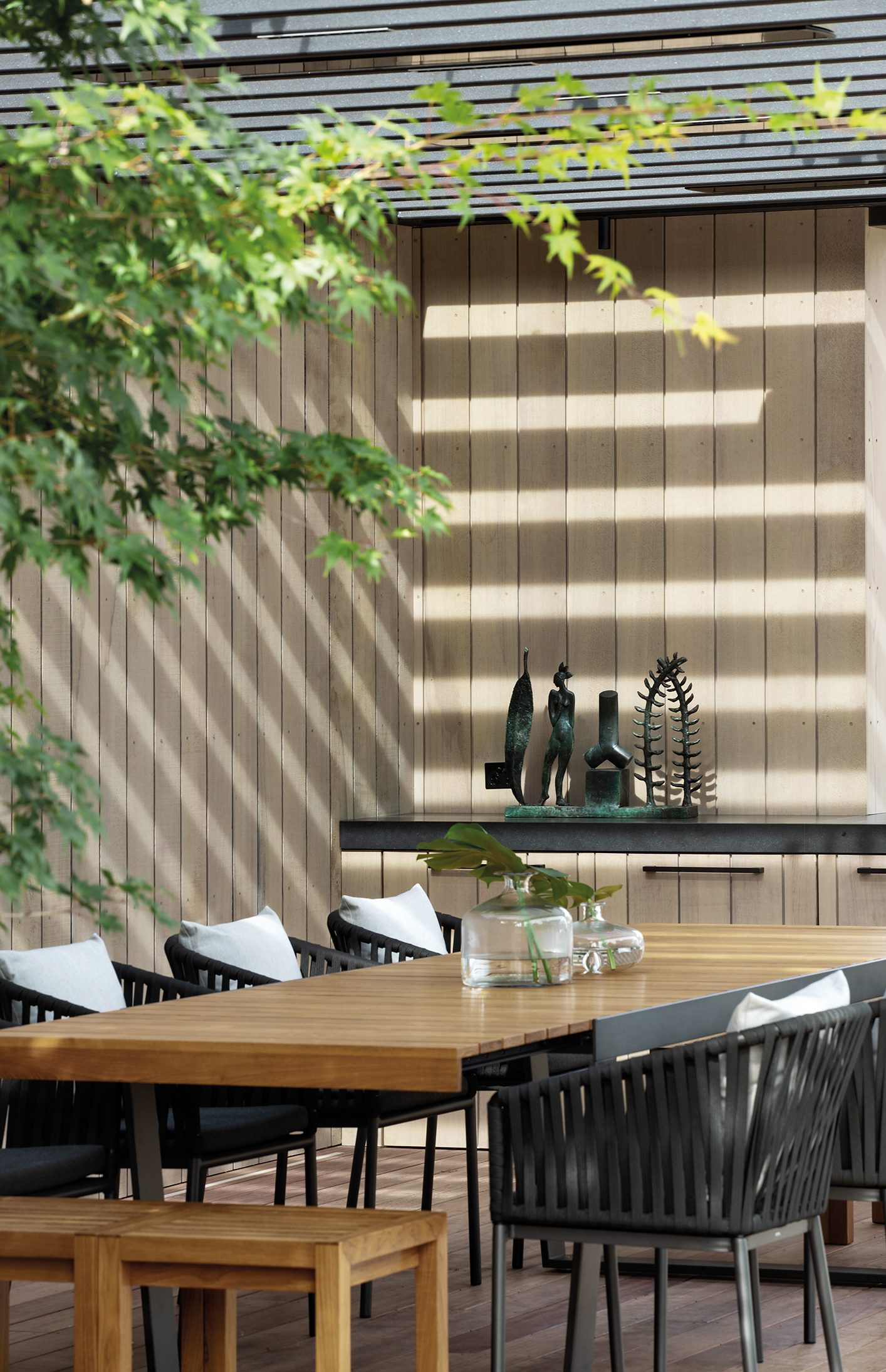 Pool Pavilion, Auckland. Landscape design by Suzanne Turley Landscapes