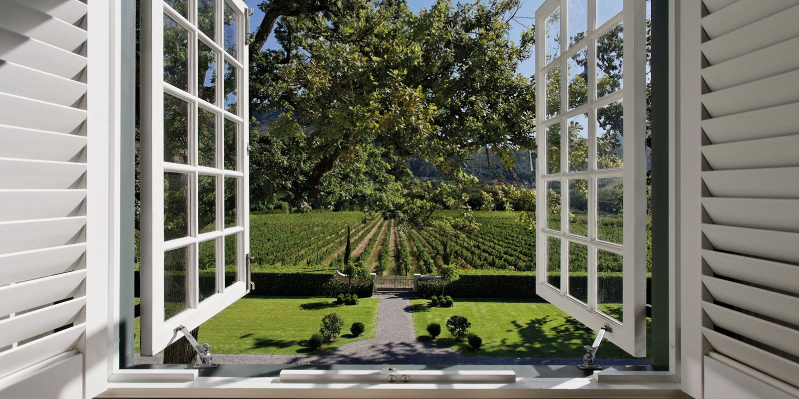 Grand Provence, Franschhoek Valley. Landscape design by Suzanne Turley Landscapes