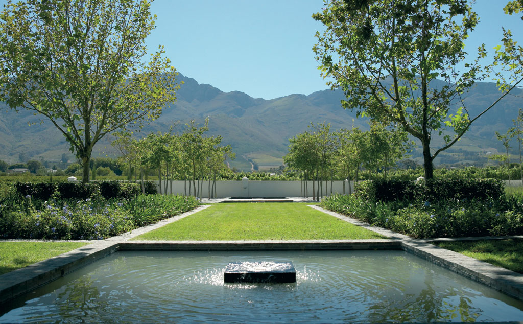 Grande Provence, Franschhoek, South Africa. Landscape design by Suzanne Turley Landscapes