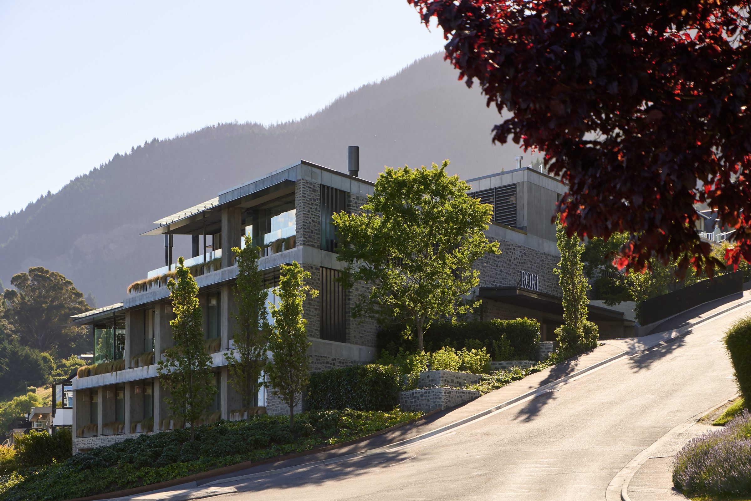 Roki, Queenstown. Landscape design by Suzanne Turley Landscapes