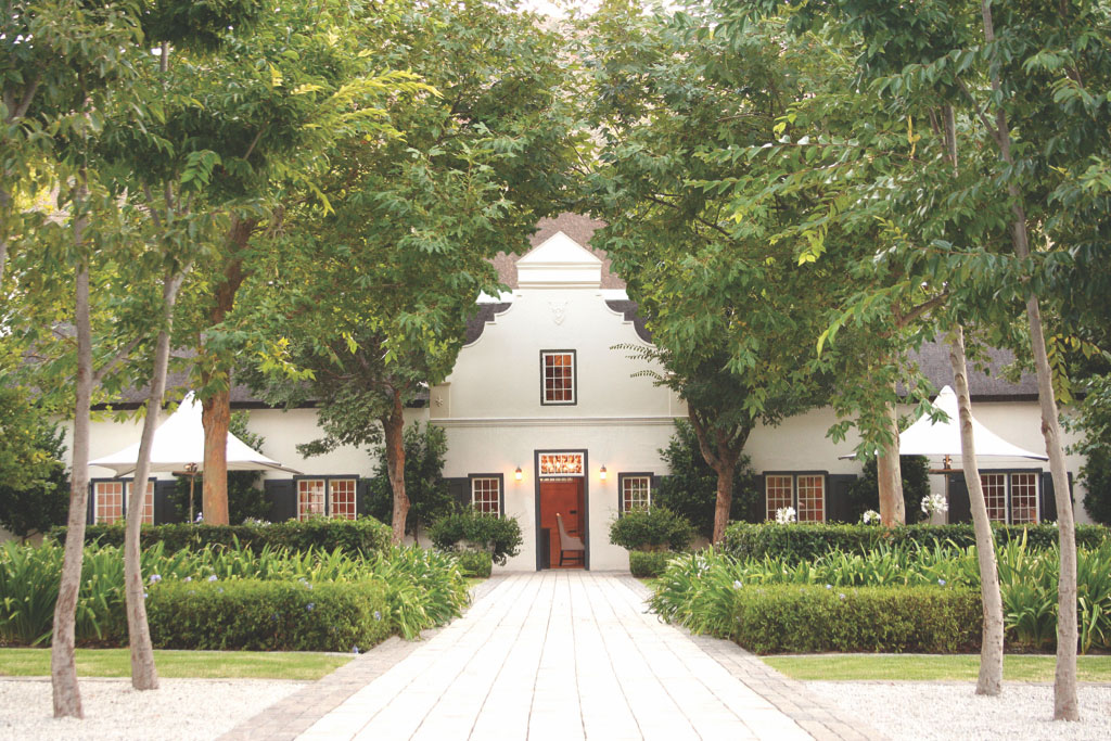 Grand Provence, Franschhoek Valley. Landscape design by Suzanne Turley Landscapes