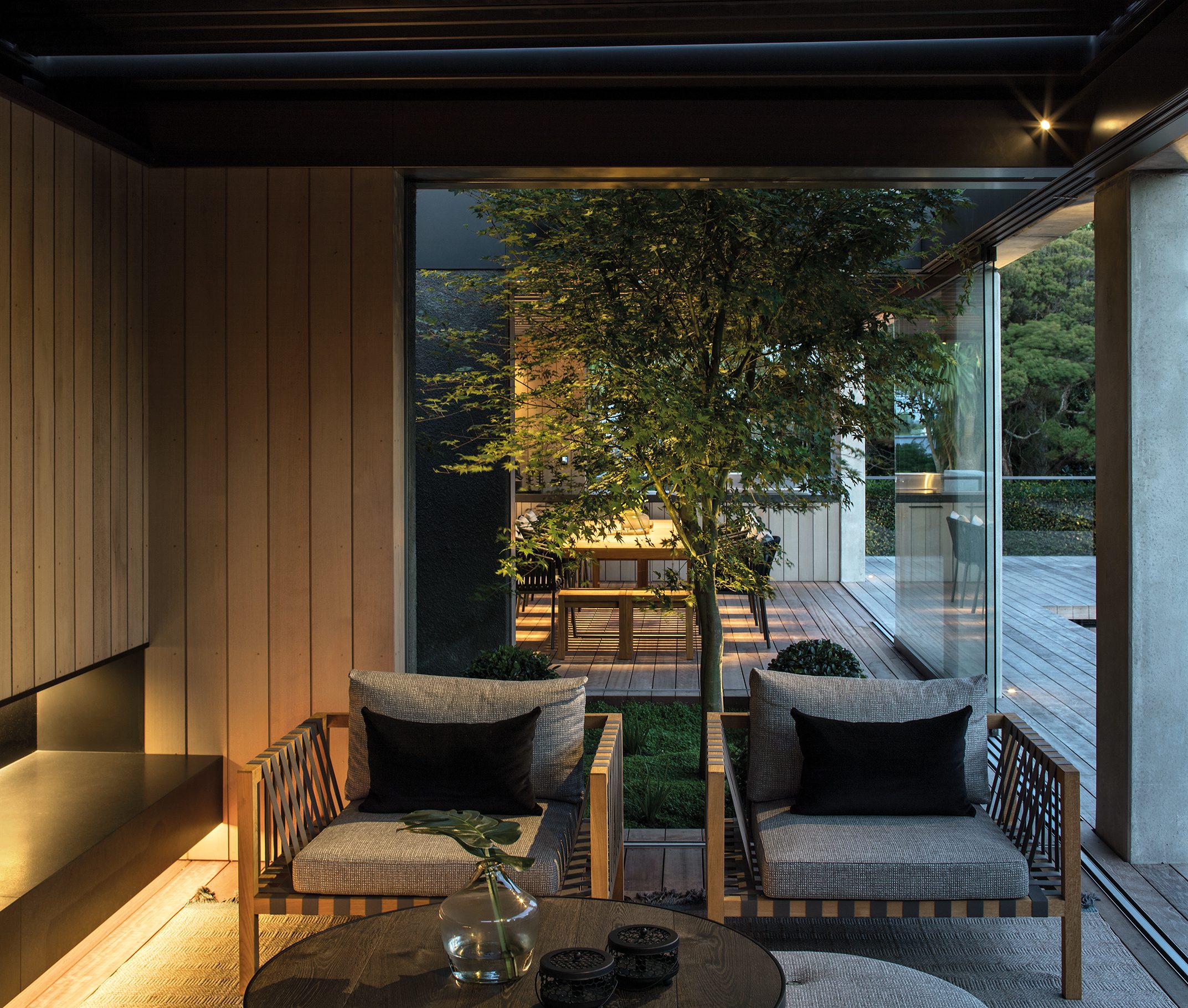 Pool Pavilion, Auckland. Landscape design by Suzanne Turley Landscapes