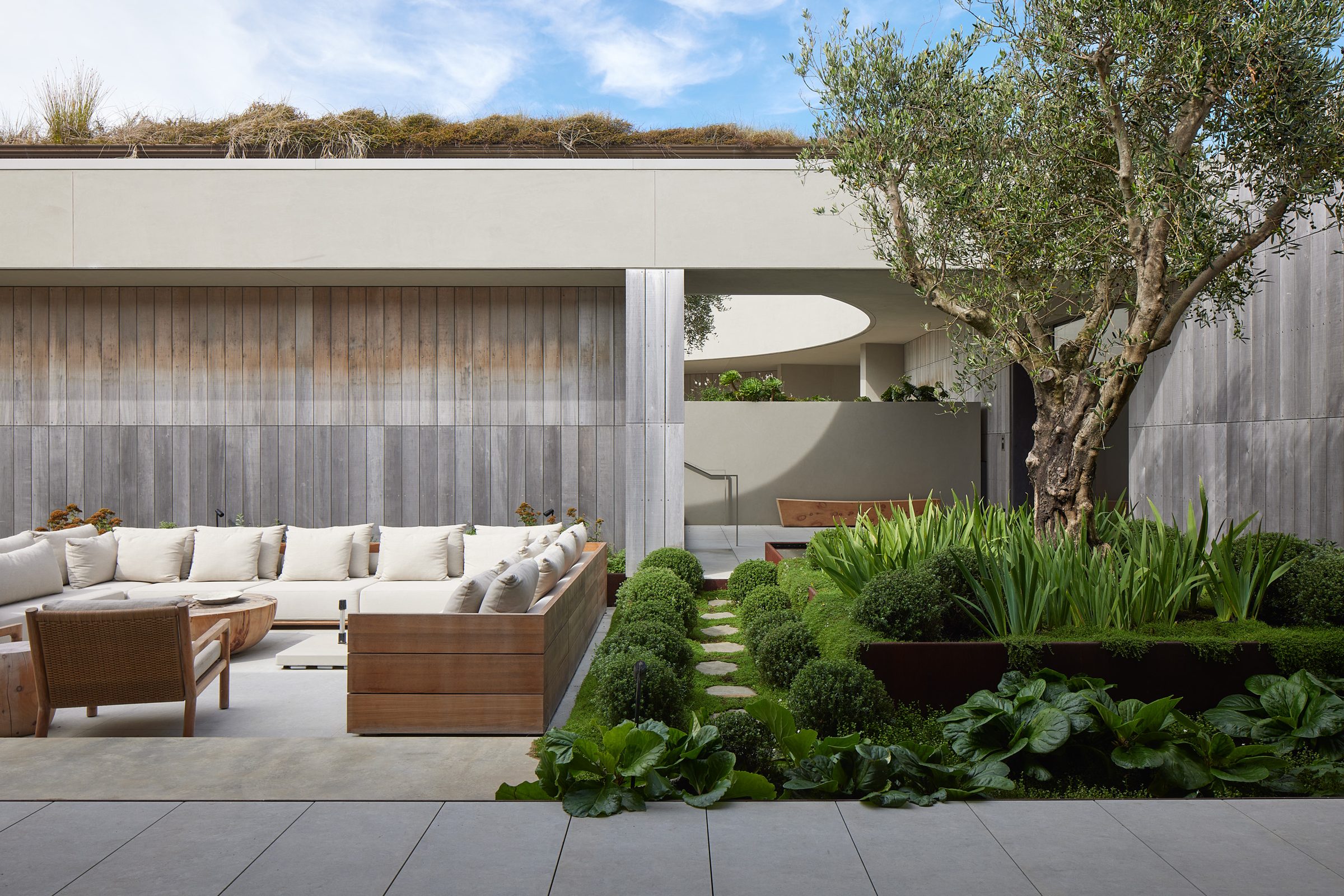 Coastal Home, Tara Iti. Landscape design by Suzanne Turley Landscapes