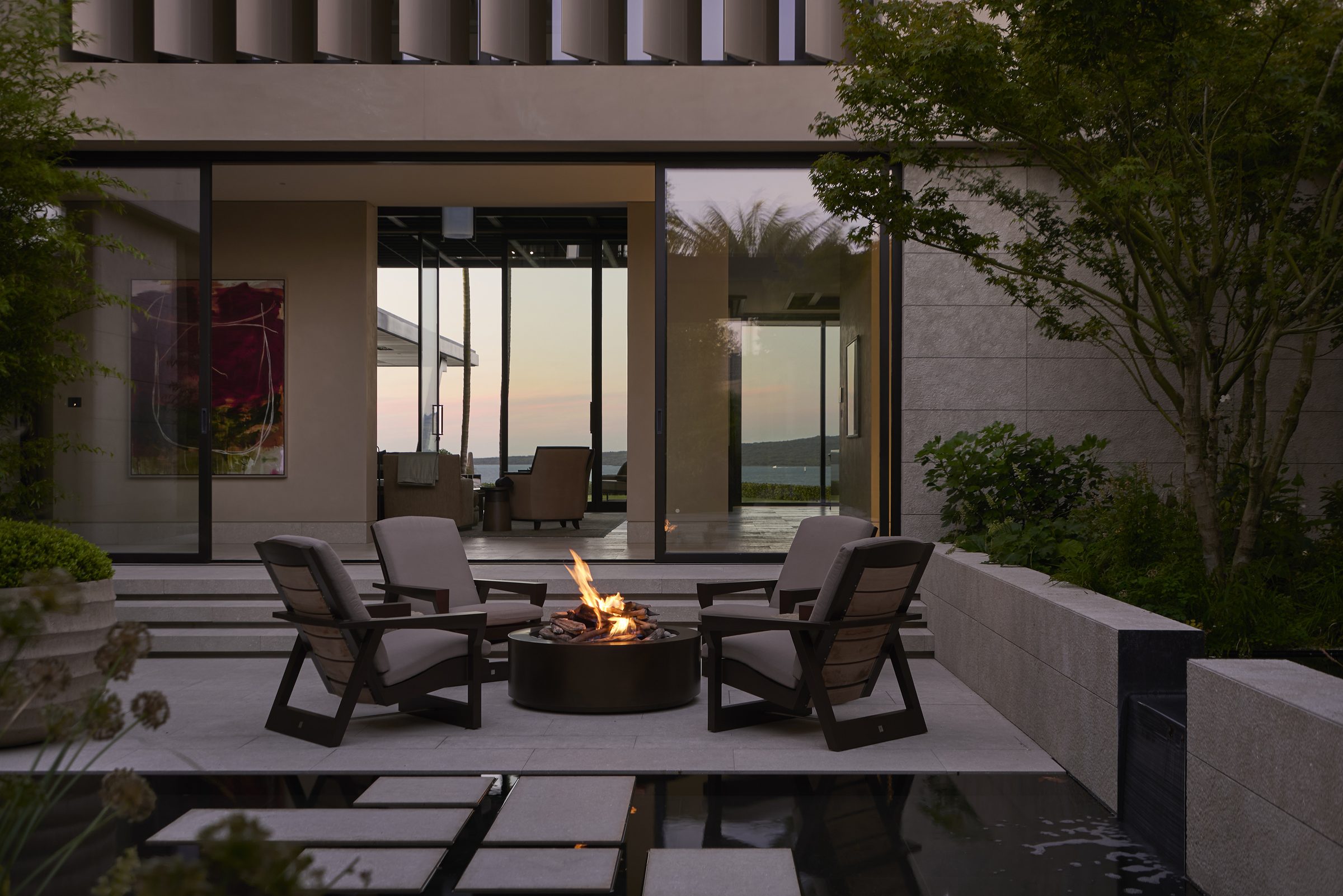 Garden House, Auckland. Landscape design by Suzanne Turley Landscapes