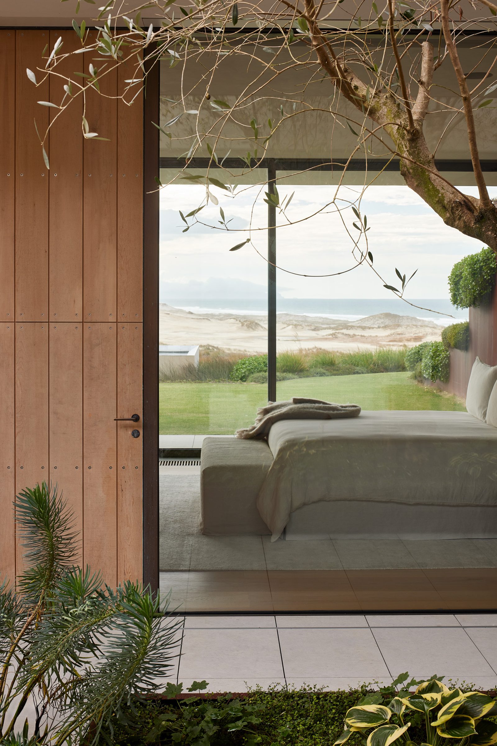 Coastal Home, Tara Iti. Landscape design by Suzanne Turley Landscapes