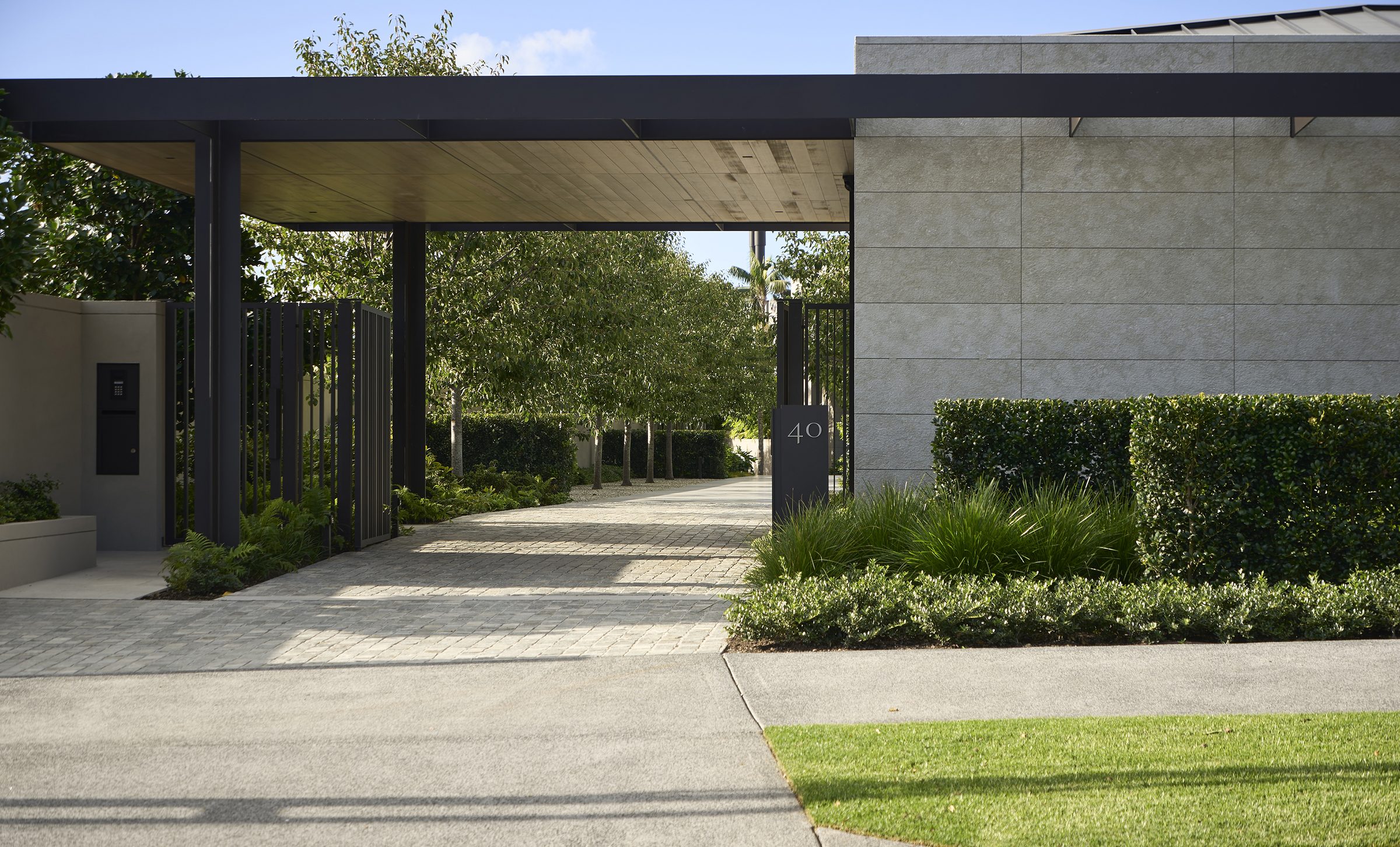 Garden House, Auckland. Landscape design by Suzanne Turley Landscapes